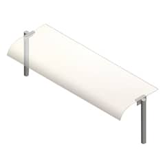 Bombe Glass Serving Shelf, 190x30 cm - Öztiryakiler