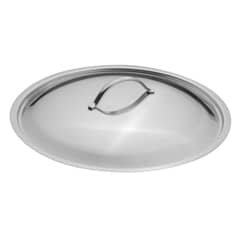 Öztiryakiler Cylindrical Pot Lid, Embossed, Polished, 36 cm - Öztiryakiler
