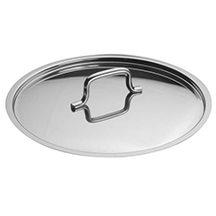 Öztiryakiler Cylindrical Pot Lid, Flat, Polished, 16 cm - Öztiryakiler