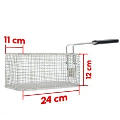 Öztiryakiler Deep Fryer Basket, 24x11x12 cm - 2