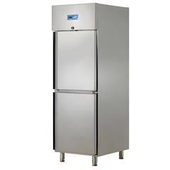 Öztiryakiler Two Half Door Upright Refrigerator, K Type, GN 600 NMV Model, 304 Quality - Öztiryakiler