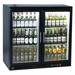 Öztiryakiler Double Glass Door 201 Liter Bar Refrigerator, Elect Model - Öztiryakiler