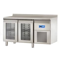 Öztiryakiler Double Glass Door Counter Freezer, Ta 260 Nmv - Öztiryakiler