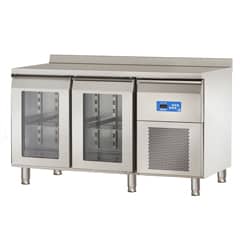 Öztiryakiler Double Glass Door Counter Freezer, Tag 270 Nmv, 304 Quality - Öztiryakiler