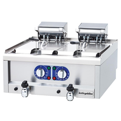 Öztiryakiler Electric Fryer, Double, 60x60x24 cm, OFE 6060N - Öztiryakiler