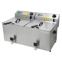 Öztiryakiler Electric Fryer, Three-Phase, Double, 71.5x42x37 cm, OF 10DS - Öztiryakiler