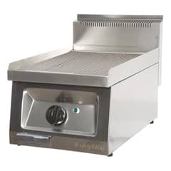 Öztiryakiler Electric Grill Plate, Grooved, Chrome Coated, 40x65x30 cm, OGP 4065 N C - Öztiryakiler