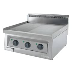 Öztiryakiler Electric Grill Plate, Half Grooved, 70x65 cm, OGP 7065 1/2N - Öztiryakiler