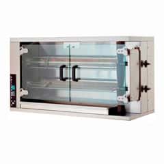 Öztiryakiler Electric Rotisserie Machine, 2 Skewers, 8-10 Chicken Capacity - Öztiryakiler