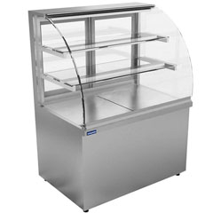 Öztiryakiler ETD-11N10 Bombe Camlı neutral-display-cabinets, 240 lt, 100x70x135 cm - Öztiryakiler