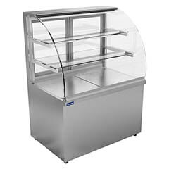 Öztiryakiler ETD-11N18 Bombe Camlı Neutral Display Cabinet, 430 lt, 180x70x135 cm - Öztiryakiler