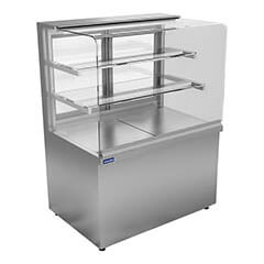 Öztiryakiler ETD-12N10 Flat Glass neutral-display-cabinets, 240 lt, 100x70x135 cm - Öztiryakiler