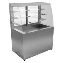 Öztiryakiler ETD-25N18 Self Servis Nötr Teşhir Dolabı, 180x75x160 cm - Öztiryakiler