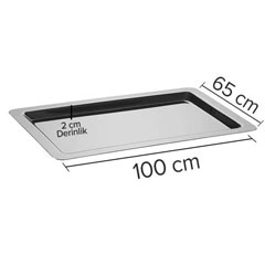 Oztiryakiler Flat Buffet Tray, 100x65x2 cm - 2