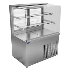 Öztiryakiler Flat Glass Cold Display Cabinet, 480 lt, 200x70x135 cm, ETD - 12C20 Model - Öztiryakiler