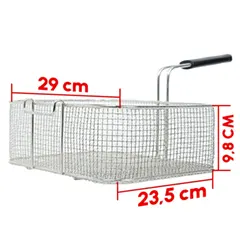 Öztiryakiler Deep Fryers Basket, 23.5x29x9.8 cm, 2/3 Asm - 2