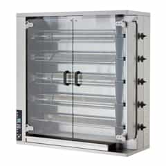 Öztiryakiler Gas Chicken Rotisserie Machine, 5 Skewers, 20-25 Chicken Capacity - Öztiryakiler