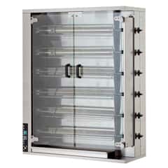 Öztiryakiler Gas Chicken Rotisserie Machine, 6 Skewers, 24-30 Chicken Capacity - Öztiryakiler