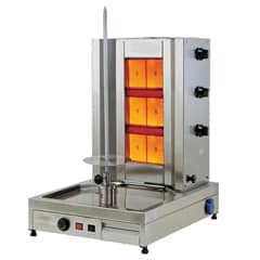 Öztiryakiler Gas Döner Machine, Bottom Motorized, 3 Radiant, Typ 3GUD W - Öztiryakiler