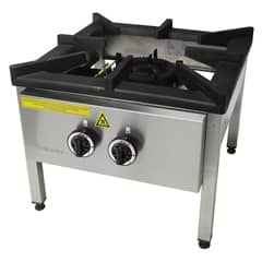 Öztiryakiler Gas Floor Stove, Double Burner, 50x50x50 cm, OYOG 5050 PS - Öztiryakiler