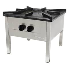 Öztiryakiler Gas Floor Stove, Double Burner, 60x60x50 cm, OYOG 6060 P - Öztiryakiler