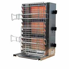 Öztiryakiler Gas Mini Grill, 3 Radiant, OSGM 3 - Öztiryakiler