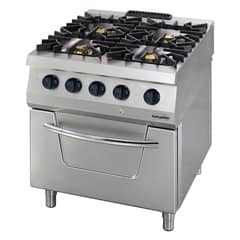 Öztiryakiler Gas Ranges with Oven, 4-Burner Stove, OSOGF 8090 C - Öztiryakiler