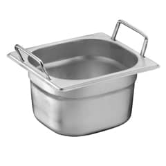Öztiryakiler Gastronorm Pans with Handles, 6.5 cm, Gn 1/6 - Öztiryakiler