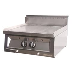 Öztiryakiler Gazlı Grill Plate, Oluklu, Sert Krom Kaplı, 70x65x30 cm, OGPG 7065 N PS - Öztiryakiler