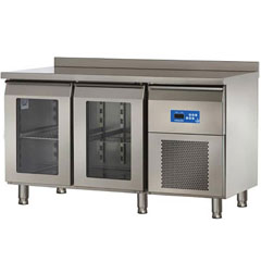 Öztiryakiler Glass Door Counter Freezer, Ta 260.01 Nmv - Öztiryakiler