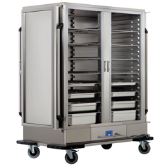 Öztiryakiler Glass Door Heated Buffet Cart, OBAC 14018 - Öztiryakiler