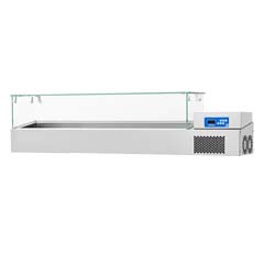 Öztiryakiler Glass Lid Pizza Preparation Unit, Refrigerated, Counter Top, Pzc 54 - Öztiryakiler