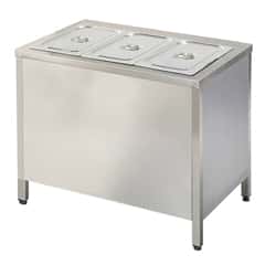 Öztiryakiler Hot Service Unit, Electric, with Hot Cabinets, 150x70 cm - Öztiryakiler