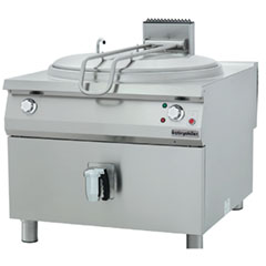 Öztiryakiler Indirect Gas Cooking Kettle, Cylindrical Pot, 250 lt, 100x110x85 cm, OTGIR 250 - Öztiryakiler