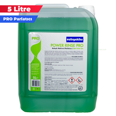 Öztiryakiler Industrial Dishwasher Rinse Aid, For Hard Waters, Power Rinse Pro, 5 lt - 1