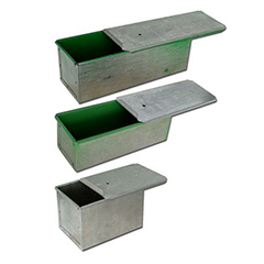 Öztiryakiler Lidded Toast Pan, Single, Uncoated, 10x10x30 cm - Öztiryakiler