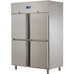 Öztiryakiler Monoblok 4 Kapılı Dik Tip Buzdolabı, GN 1200 NMV Model, 304 Kalite - Öztiryakiler