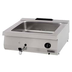 Öztiryakiler New 700 Counter Top Bain Marie Gas 80x70x30-Excluding Gn Pans, OBG 8070 - Öztiryakiler