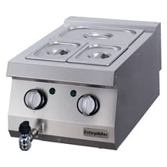 Öztiryakiler New 700 Series, Counter Top Electric Bain Marie, 40x70x30, Excluding Gn Containers, OBE 4070 - 1