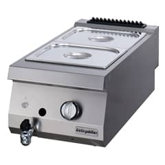 Öztiryakiler New 900 Counter Top Bain Marie Gas 40x90x30-Gn Pans Excluded, OBG 4090 - Öztiryakiler