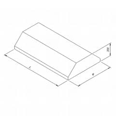 Filterless Middle Type Hood, 400x150 cm - Öztiryakiler