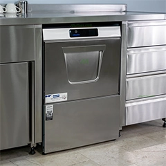 Öztiryakiler OBY 500 Commercial Undercounter Dishwasher with Detergent, Rinse Aid and Drain Pumps - 3