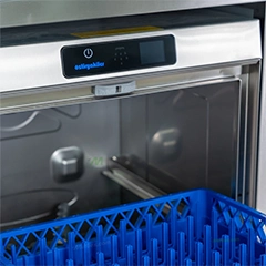 Öztiryakiler OBY 500 Commercial Undercounter Dishwasher with Detergent, Rinse Aid and Drain Pumps - 5