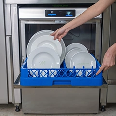 Öztiryakiler OBY 500 Commercial Undercounter Dishwasher with Detergent, Rinse Aid and Drain Pumps - 7