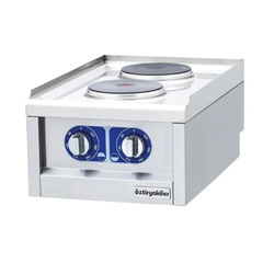 Öztiryakiler Optimum 700 Seri Set Üstü Ocak, Elektrikli, İkili, 40x70x30 cm, OSOE 4070 E - Öztiryakiler