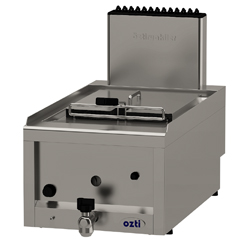 Öztiryakiler Optimum 700 Series Counter Top Fryer, Single, Gas, 40x70x30 cm, OFG 4070 E - Öztiryakiler