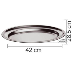 Öztiryakiler Oval Meat Tray, 42x28.5 cm - 2