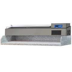Öztiryakiler Pizza Preparation Unit, Plexiglass Covered, Refrigerated, Pzc 72 - 2