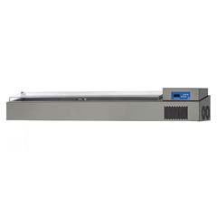 Öztiryakiler Pizza Preparation Unit, with Plexiglass Cover, Refrigerated, Compatible with Tag 370, Pzc 54 - 1