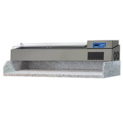 Öztiryakiler Pizza Preparation Unit, with Plexiglass Cover, Refrigerated, Compatible with Tag 370, Pzc 54 - 2
